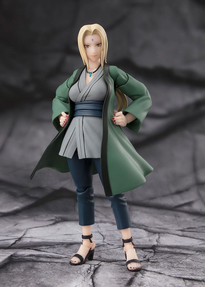 Naruto S.H.Figuarts Actionfigur Tsunade - Den Legendariska Medicinska Ninjans 14 cm Bandai Tamashii Nations