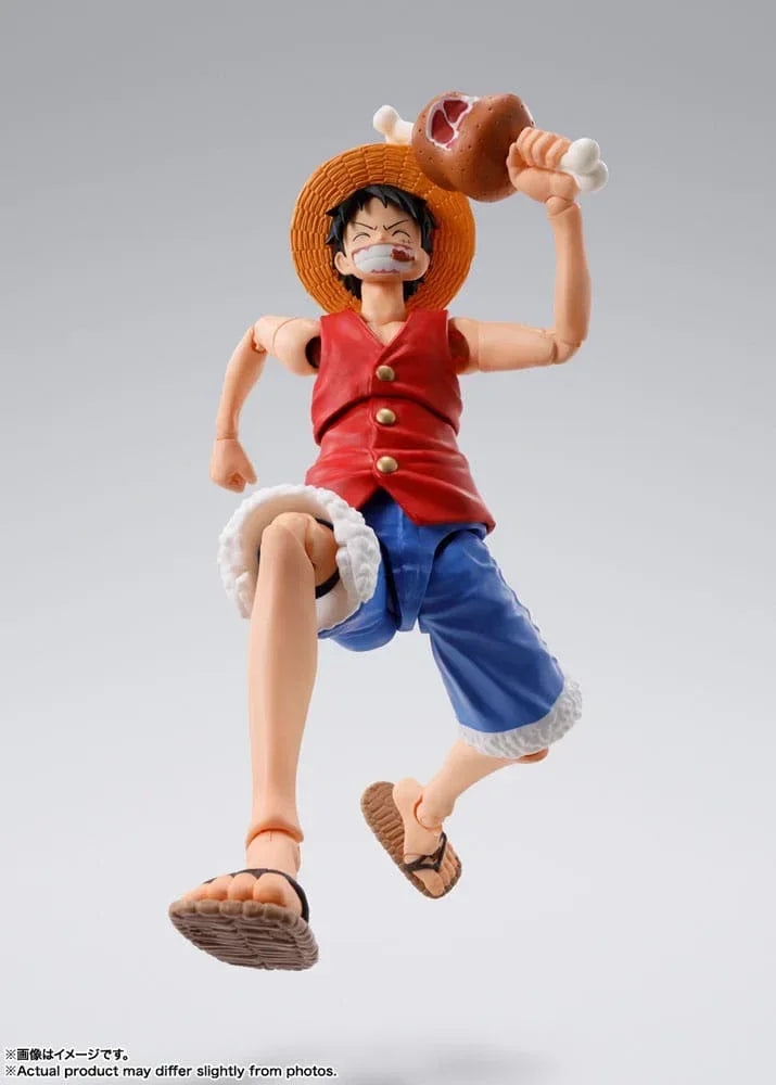 One Piece S.H. Figuarts Action Figur Monkey D. Luffy Romance Dawn 15 cm Bandai Tamashii Nations