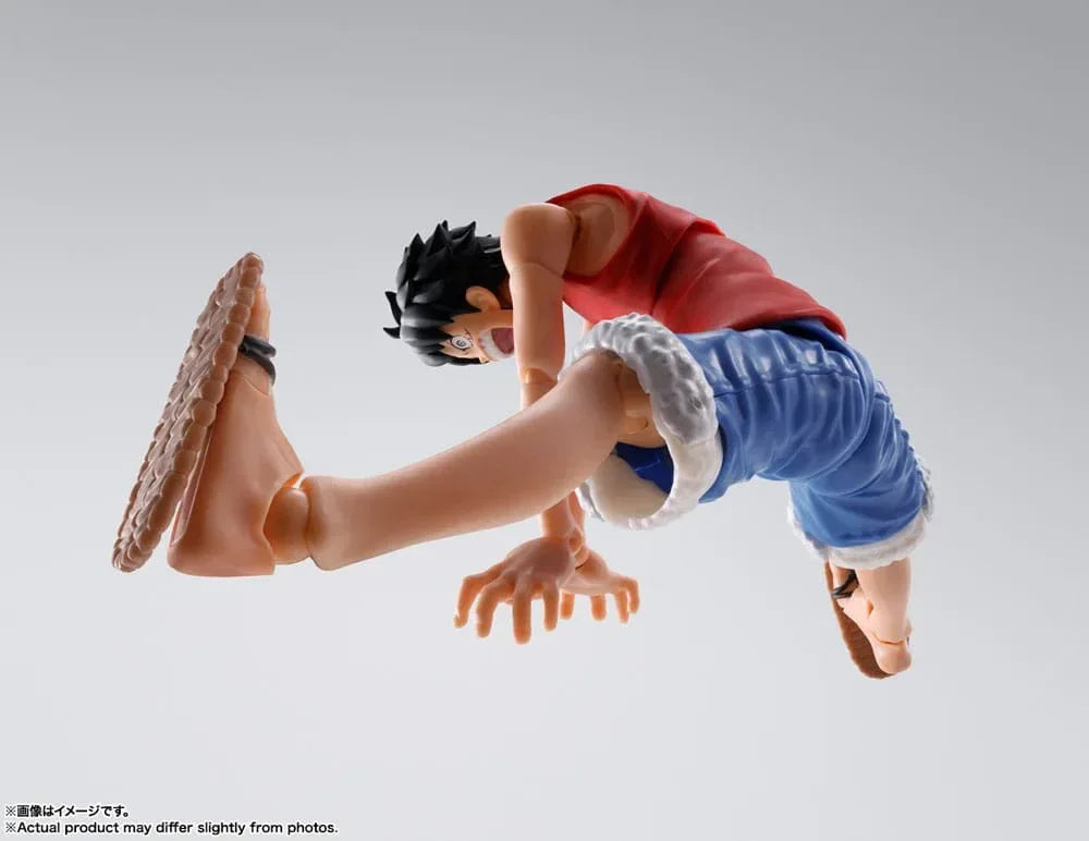 One Piece S.H. Figuarts Action Figur Monkey D. Luffy Romance Dawn 15 cm Bandai Tamashii Nations