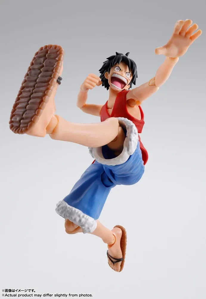 One Piece S.H. Figuarts Action Figur Monkey D. Luffy Romance Dawn 15 cm Bandai Tamashii Nations