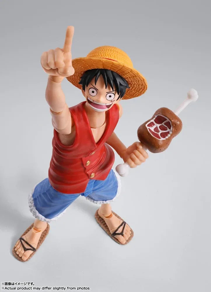 One Piece S.H. Figuarts Action Figur Monkey D. Luffy Romance Dawn 15 cm Bandai Tamashii Nations