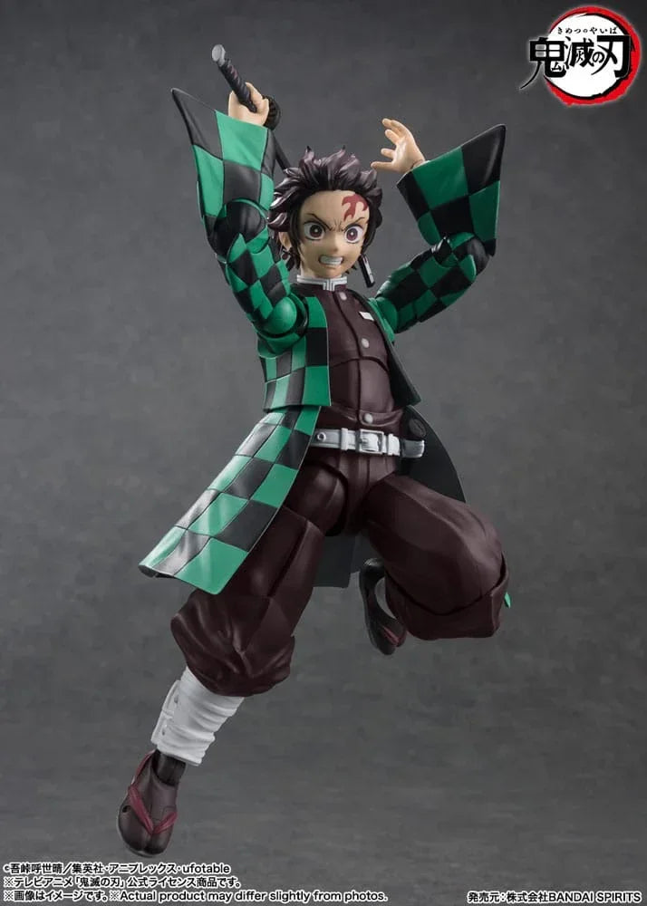 Demon Slayer: Kimetsu no Yaiba S.H. Figuarts Action Figur Tanjiro Kamado 14 cm Bandai Tamashii Nations