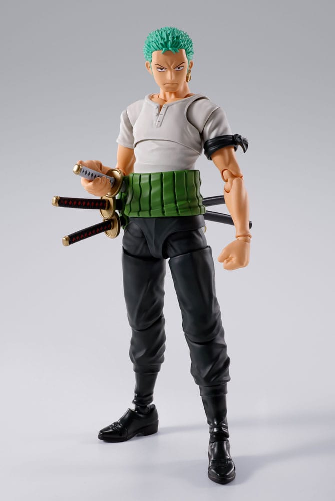 One Piece S.H.Figuarts Actionfigur Roronoa Zoro Romance Dawn Ver. 15 cm Bandai Tamashii Nations