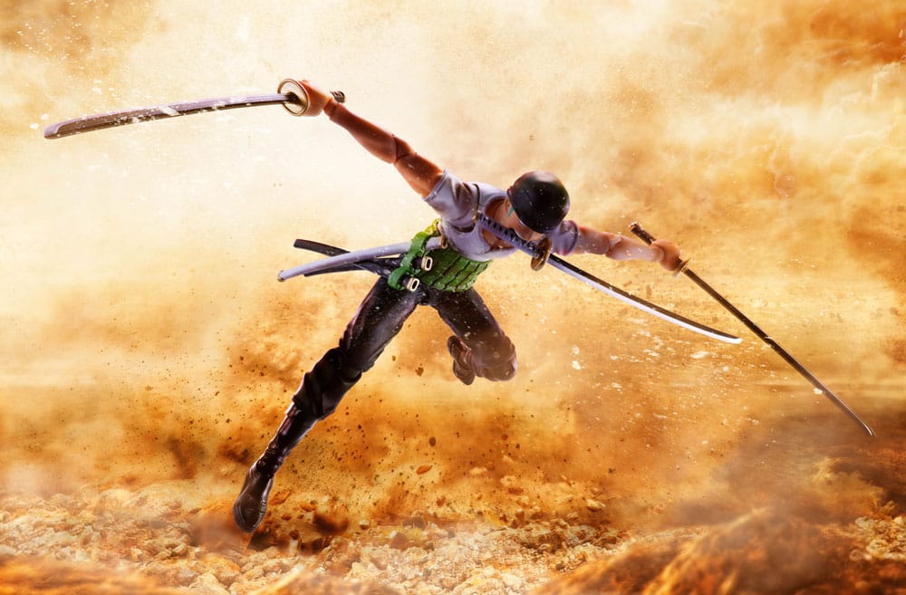 One Piece S.H.Figuarts Actionfigur Roronoa Zoro Romance Dawn Ver. 15 cm Bandai Tamashii Nations