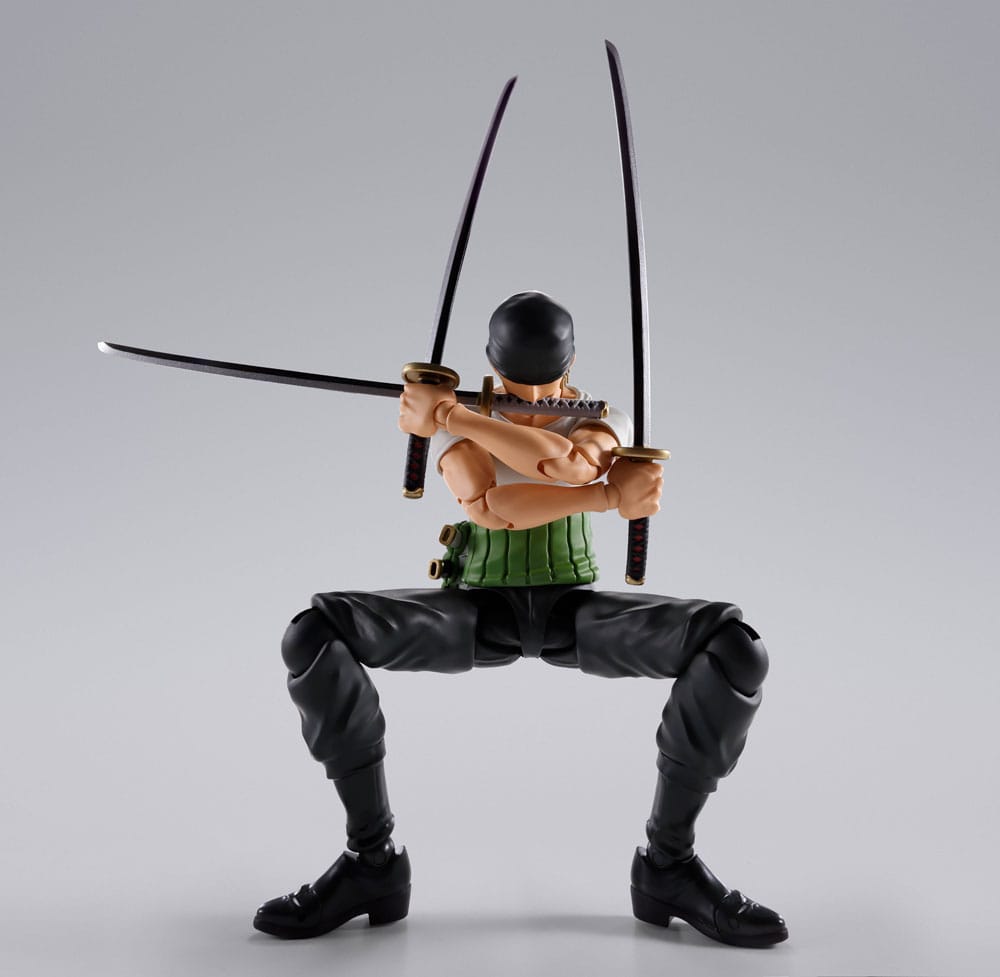 One Piece S.H.Figuarts Actionfigur Roronoa Zoro Romance Dawn Ver. 15 cm Bandai Tamashii Nations