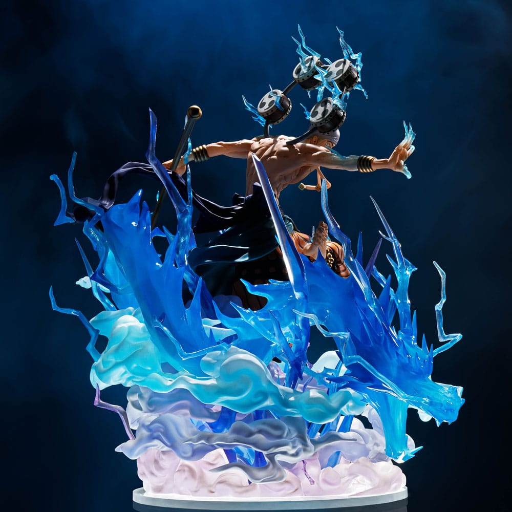 One Piece FiguartsZERO Eneru PVC Statue - Sixty Million Volt Lightning Dragon Bandai Tamashii Nations