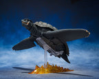 Gamera 1996 S.H. MonsterArts Actionfigur Gamera Sendai Slagskapsel Ver. Bandai Tamashii Nations