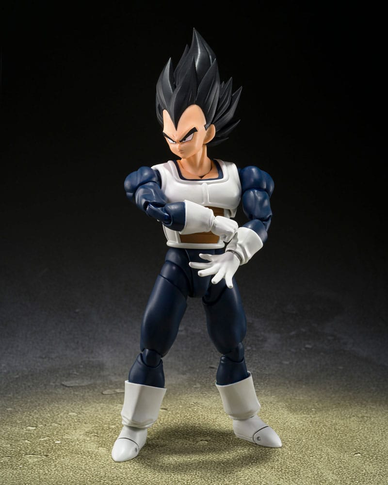 Dragon Ball S.H. Figuarts Actionfigur Vegeta i Gamla Stridskläder 14 cm Bandai Tamashii Nations