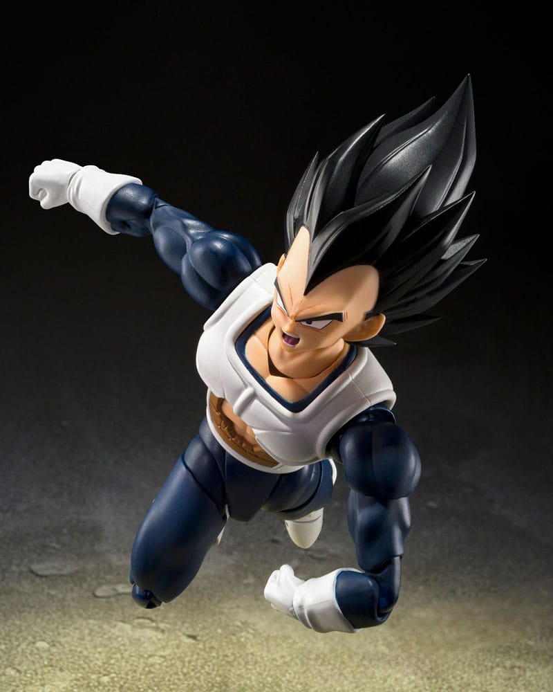 Dragon Ball S.H. Figuarts Actionfigur Vegeta i Gamla Stridskläder 14 cm Bandai Tamashii Nations