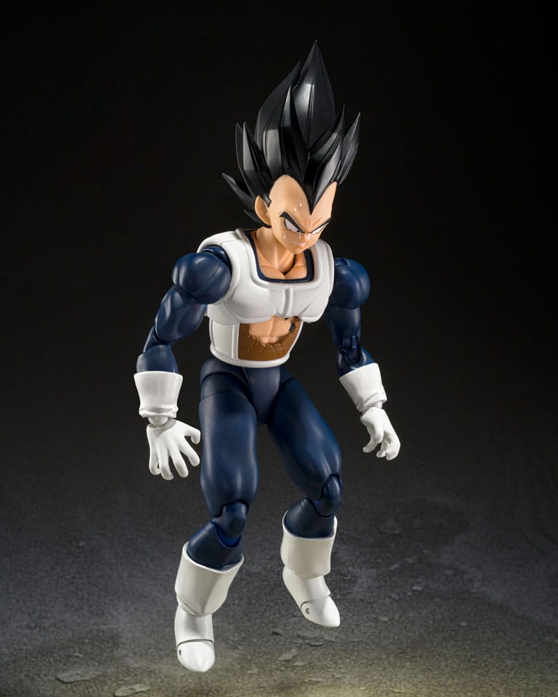 Dragon Ball S.H. Figuarts Actionfigur Vegeta i Gamla Stridskläder 14 cm Bandai Tamashii Nations