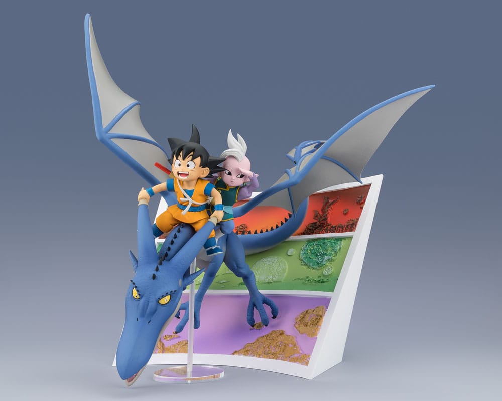 Dragon Ball Figuarts ZERO PVC Figur Son Goku (mini) & Supreme Kai (mini) - Välkommen till det stora äventyret! Bandai Tamashii Nations