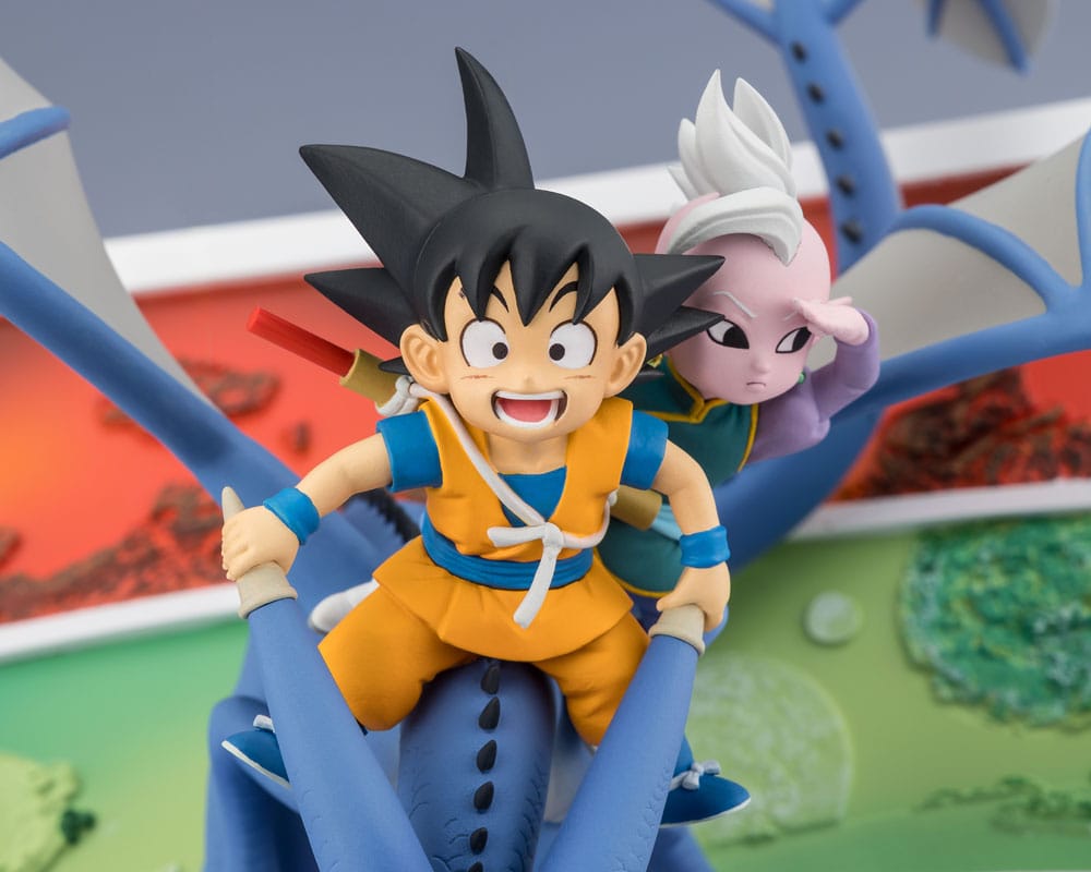 Dragon Ball Figuarts ZERO PVC Figur Son Goku (mini) & Supreme Kai (mini) - Välkommen till det stora äventyret! Bandai Tamashii Nations