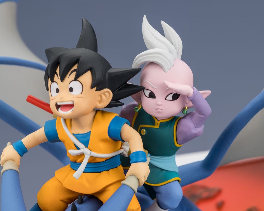 Dragon Ball Figuarts ZERO PVC Figur Son Goku (mini) & Supreme Kai (mini) - Välkommen till det stora äventyret! Bandai Tamashii Nations