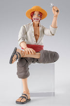One Piece S.H.Figuarts Action Figure 2-Pack Shanks & Monkey D. Luffy Barndomsversion Bandai Tamashii Nations