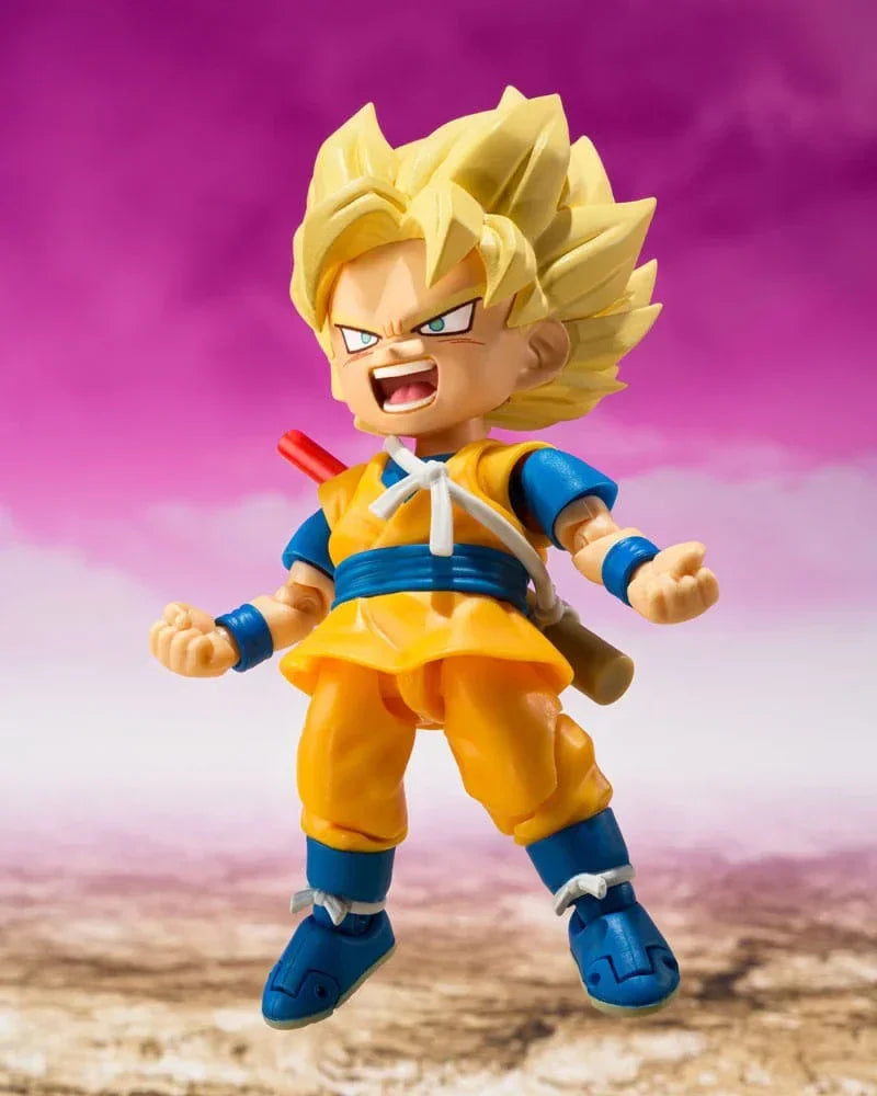 Dragon Ball S.H.Figuarts Action Figur Super Saiyan Son Goku (mini) 8 cm Bandai Tamashii Nations