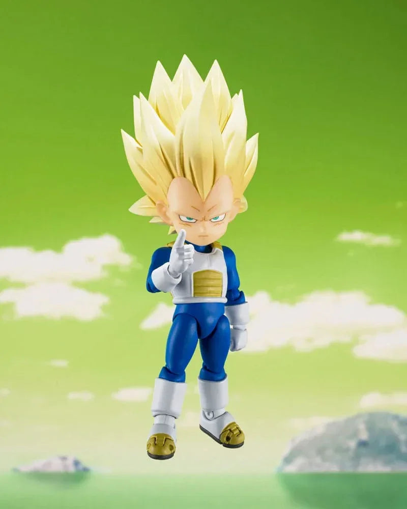 Dragon Ball S.H.Figuarts Action Figur Super Saiyan Level 3 Vegeta (mini) Daima 8 cm Bandai Tamashii Nations