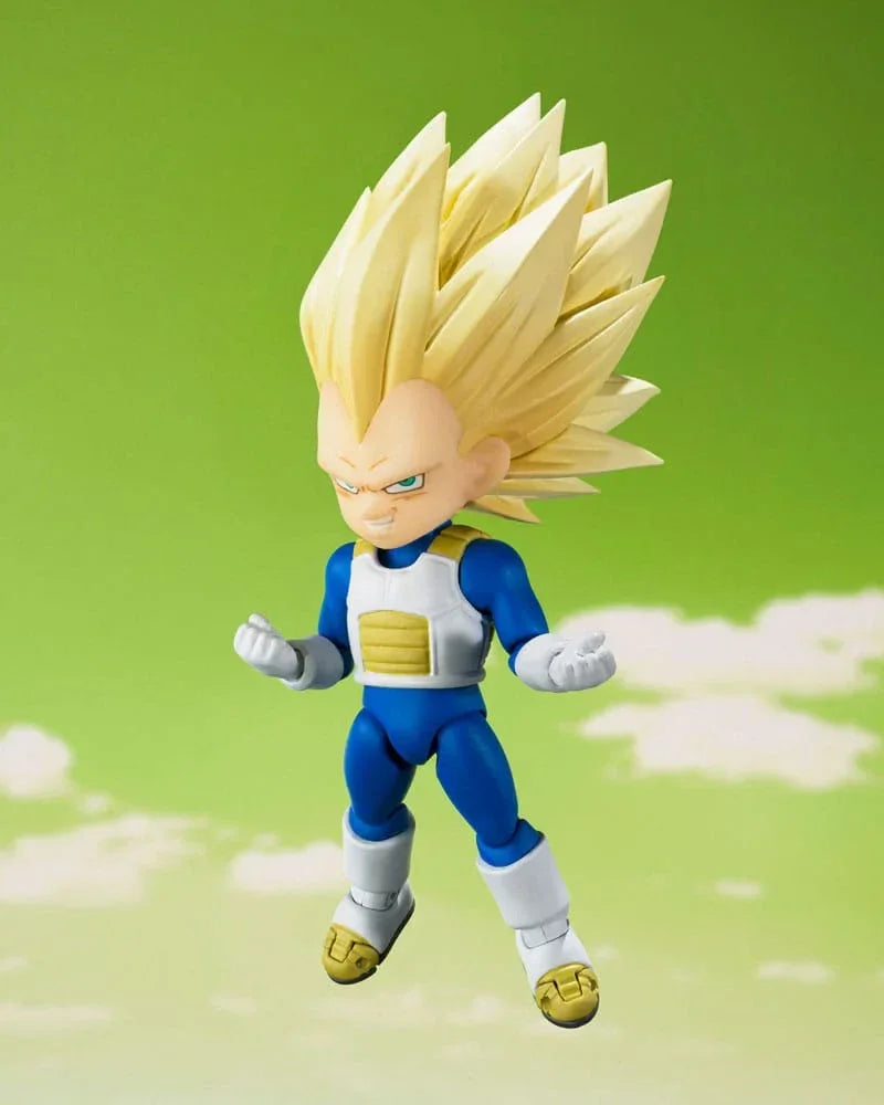 Dragon Ball S.H.Figuarts Action Figur Super Saiyan Level 3 Vegeta (mini) Daima 8 cm Bandai Tamashii Nations