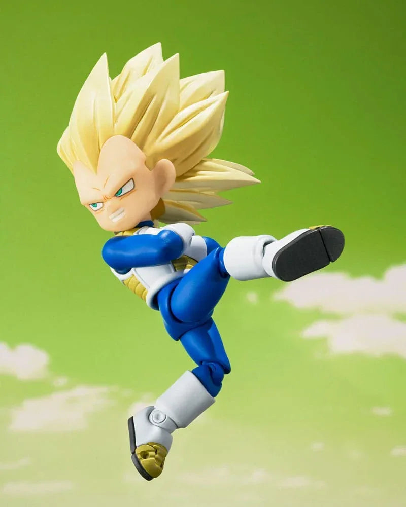 Dragon Ball S.H.Figuarts Action Figur Super Saiyan Level 3 Vegeta (mini) Daima 8 cm Bandai Tamashii Nations