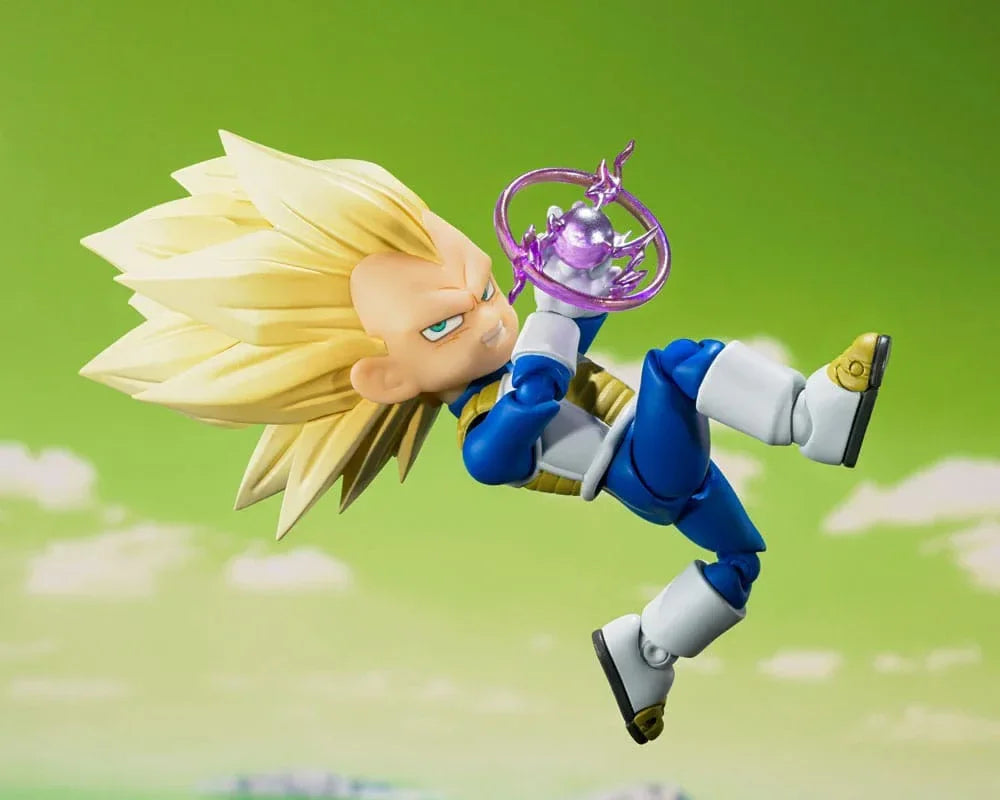 Dragon Ball S.H.Figuarts Action Figur Super Saiyan Level 3 Vegeta (mini) Daima 8 cm Bandai Tamashii Nations