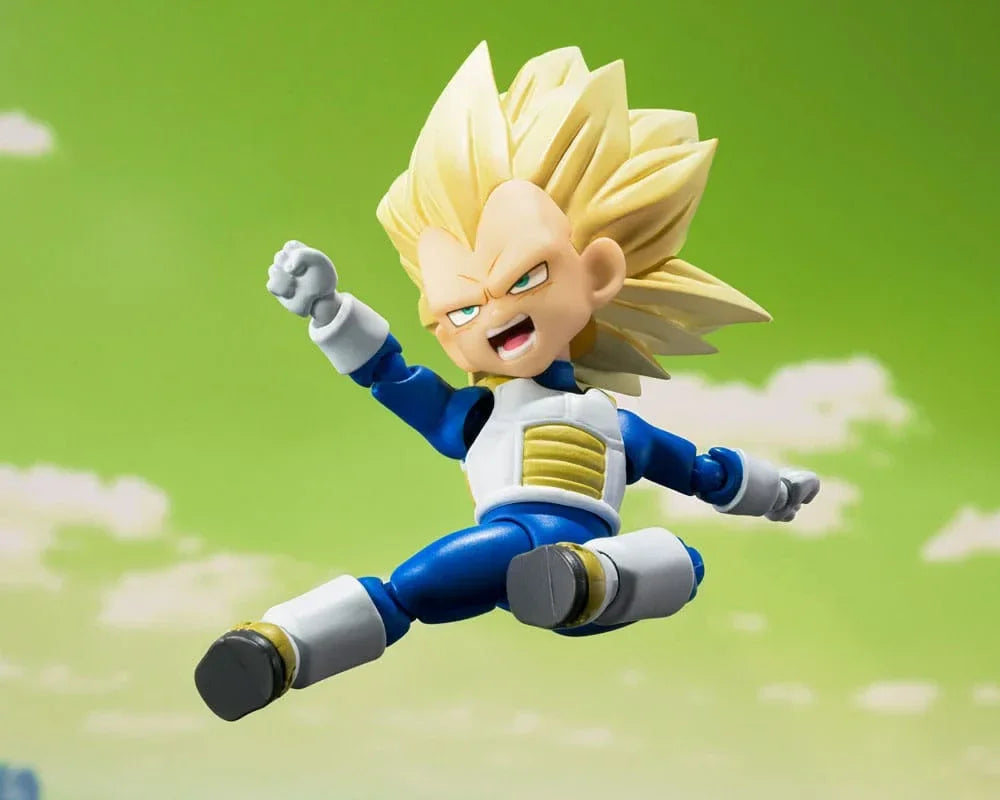 Dragon Ball S.H.Figuarts Action Figur Super Saiyan Level 3 Vegeta (mini) Daima 8 cm Bandai Tamashii Nations