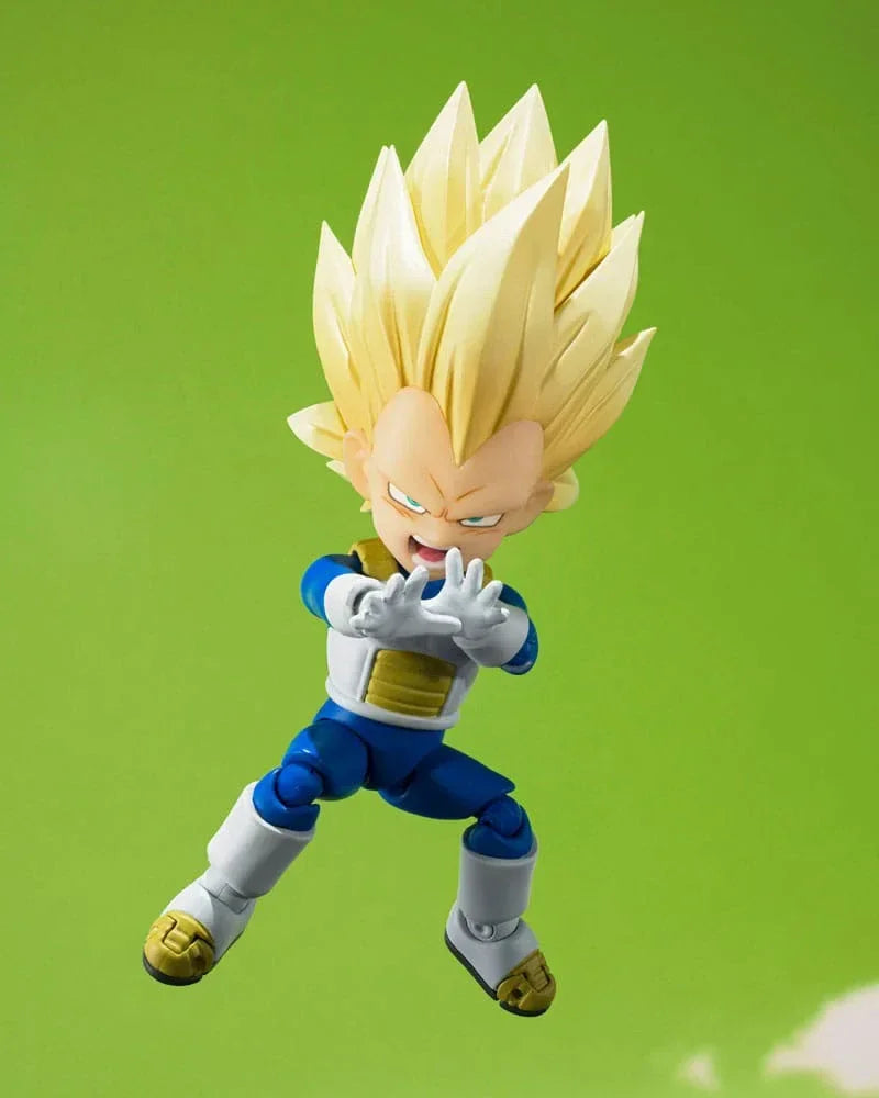 Dragon Ball S.H.Figuarts Action Figur Super Saiyan Level 3 Vegeta (mini) Daima 8 cm Bandai Tamashii Nations