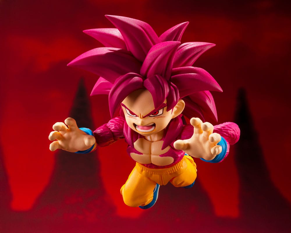 Dragon Ball Daima S.H.Figuarts Action Figur Super Saiyan Level 4 Son Goku (mini) 8 cm Bandai Tamashii Nations