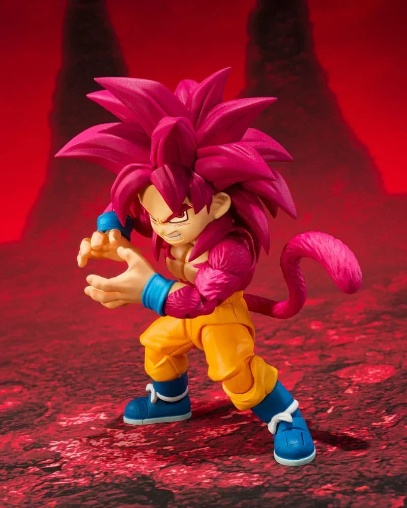 Dragon Ball Daima S.H.Figuarts Action Figur Super Saiyan Level 4 Son Goku (mini) 8 cm Bandai Tamashii Nations