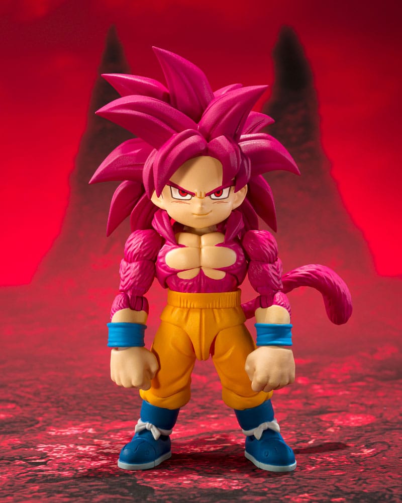 Dragon Ball Daima S.H.Figuarts Action Figur Super Saiyan Level 4 Son Goku (mini) 8 cm Bandai Tamashii Nations