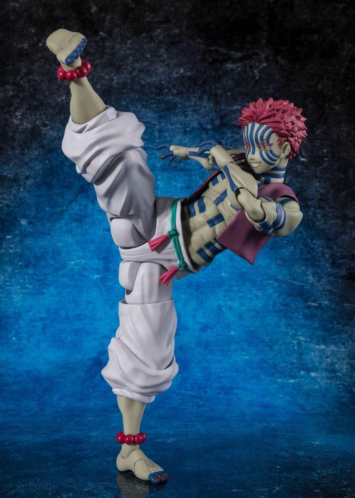 Demon Slayer: Kimetsu no Yaiba S.H.Figuarts Action Figur Akaza 15 cm Bandai Tamashii Nations