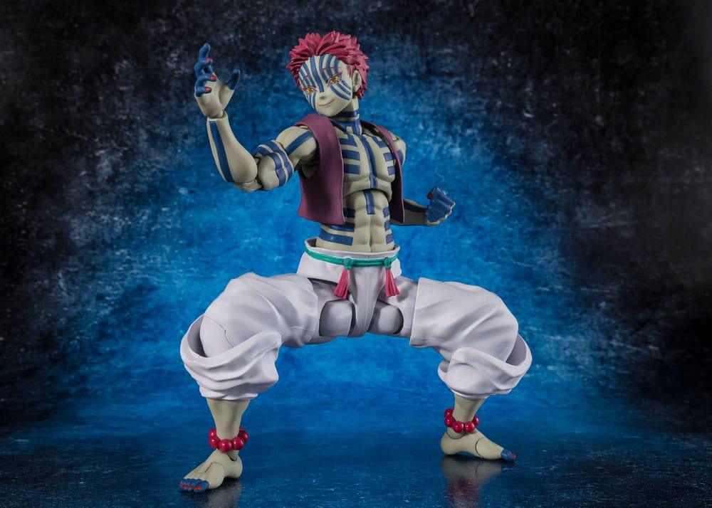 Demon Slayer: Kimetsu no Yaiba S.H.Figuarts Action Figur Akaza 15 cm Bandai Tamashii Nations