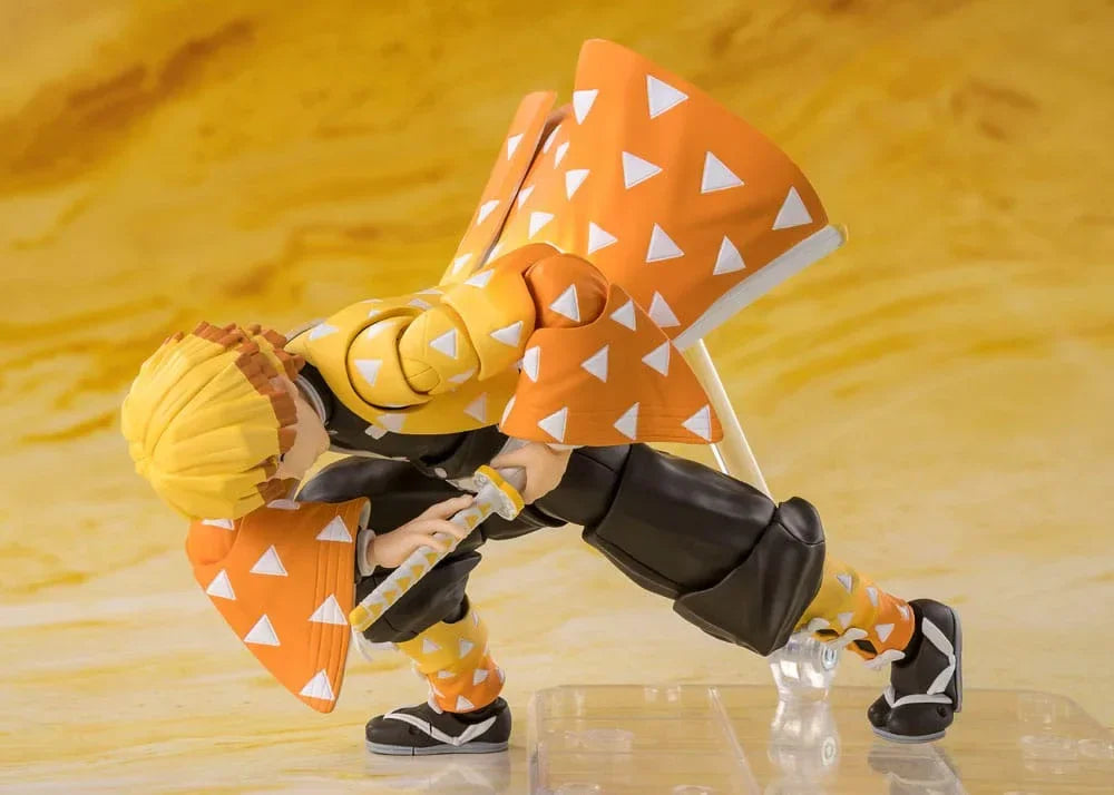 Demon Slayer: Kimetsu no Yaiba S.H.Figuarts Action Figur Zenitsu Agatsuma 14 cm Bandai Tamashii Nations