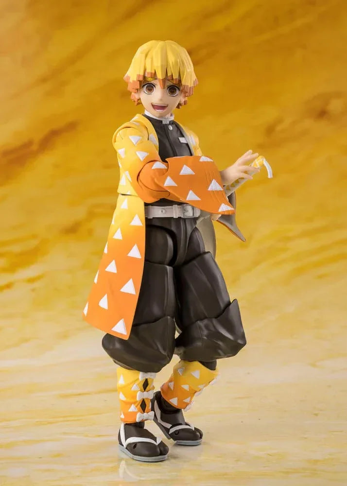 Demon Slayer: Kimetsu no Yaiba S.H.Figuarts Action Figur Zenitsu Agatsuma 14 cm Bandai Tamashii Nations