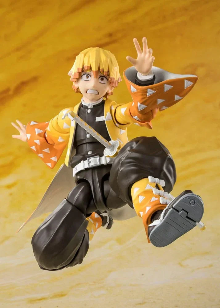 Demon Slayer: Kimetsu no Yaiba S.H.Figuarts Action Figur Zenitsu Agatsuma 14 cm Bandai Tamashii Nations