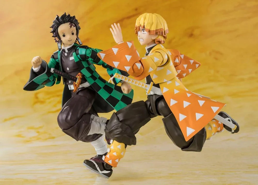 Demon Slayer: Kimetsu no Yaiba S.H.Figuarts Action Figur Zenitsu Agatsuma 14 cm Bandai Tamashii Nations