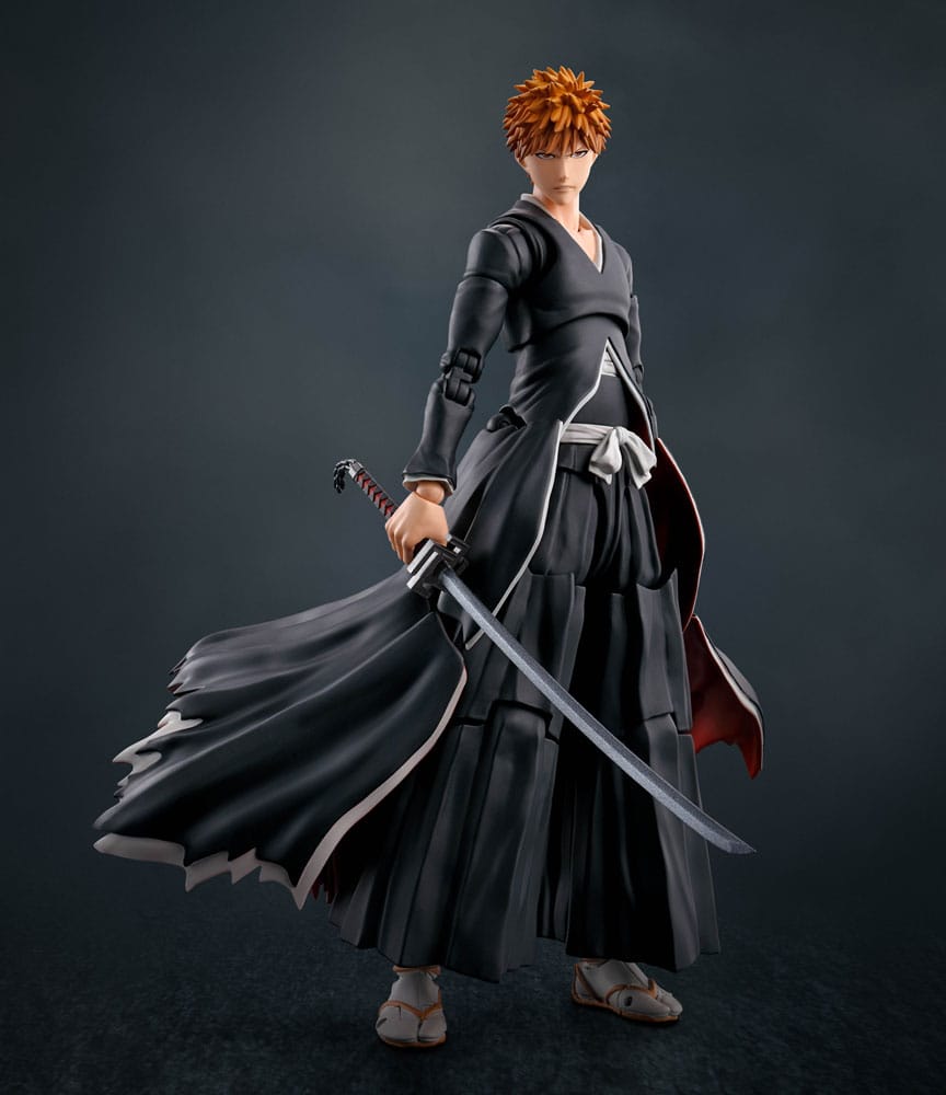 Bleach S.H. Figuarts Action Figur Ichigo Kurosaki Getsugatensho 16 cm Bandai Tamashii Nations
