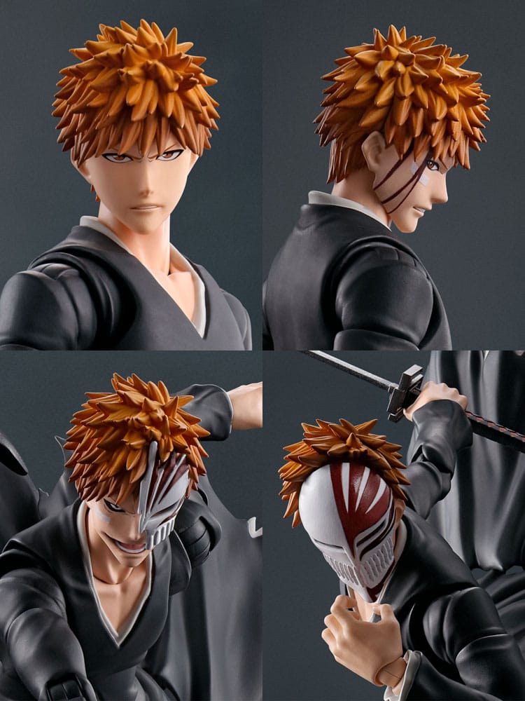 Bleach S.H. Figuarts Action Figur Ichigo Kurosaki Getsugatensho 16 cm Bandai Tamashii Nations