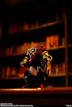 Disney Soul of Chogokin Diecast Action Figur Super Change Mickey Mouse av Kunio Okawara 13 cm Bandai Tamashii Nations