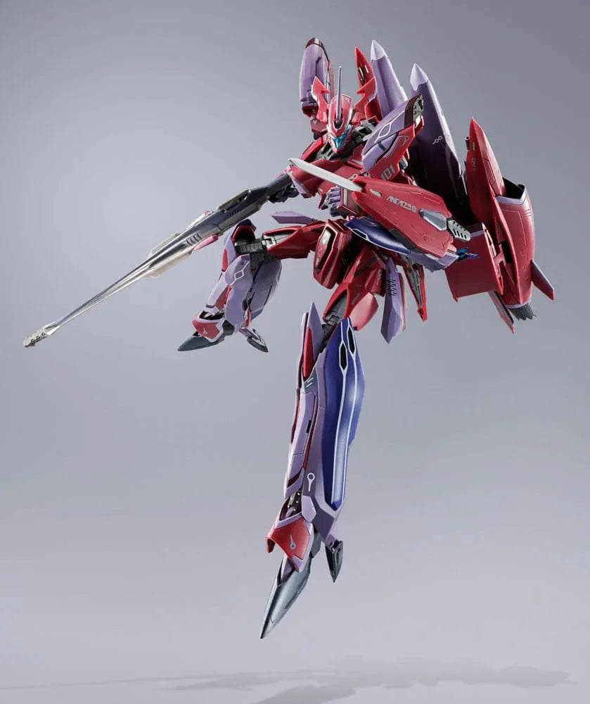 Macross Frontier DX Chogokin Action Figur VF-27 Gamma SP Super Lucifer Valkyrie Brera Sterne - Revival Ver. 25 cm Bandai Tamashii Nations