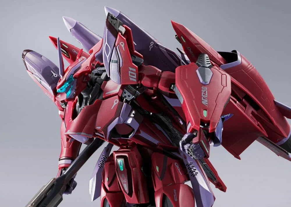 Macross Frontier DX Chogokin Action Figur VF-27 Gamma SP Super Lucifer Valkyrie Brera Sterne - Revival Ver. 25 cm Bandai Tamashii Nations
