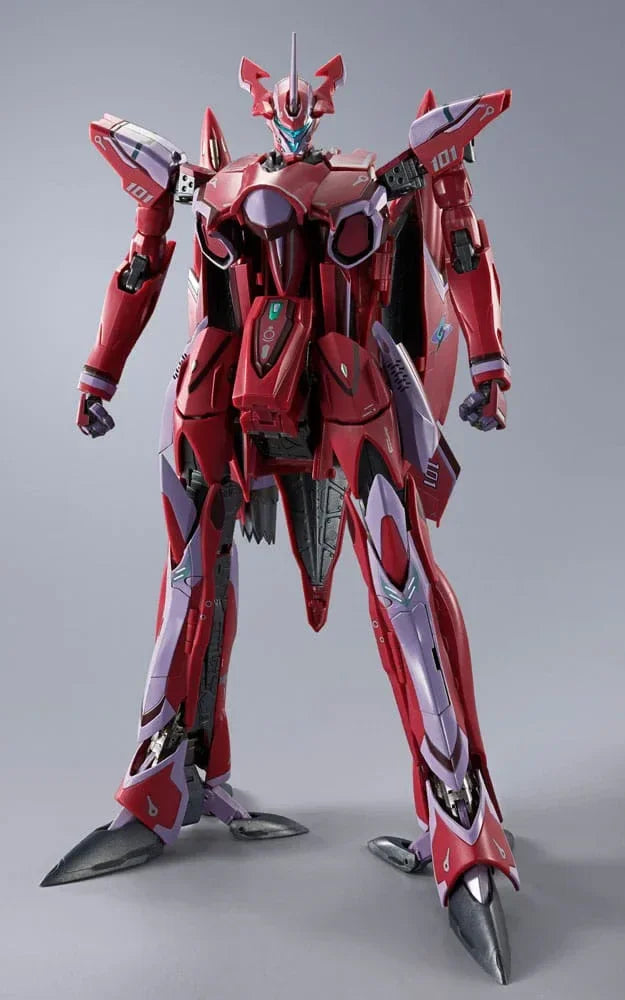 Macross Frontier DX Chogokin Action Figur VF-27 Gamma SP Super Lucifer Valkyrie Brera Sterne - Revival Ver. 25 cm Bandai Tamashii Nations