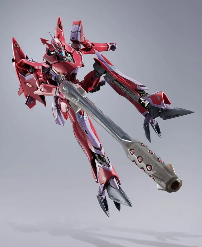 Macross Frontier DX Chogokin Action Figur VF-27 Gamma SP Super Lucifer Valkyrie Brera Sterne - Revival Ver. 25 cm Bandai Tamashii Nations