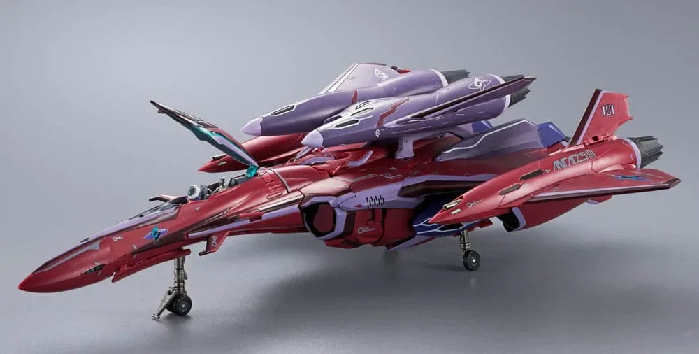 Macross Frontier DX Chogokin Action Figur VF-27 Gamma SP Super Lucifer Valkyrie Brera Sterne - Revival Ver. 25 cm Bandai Tamashii Nations