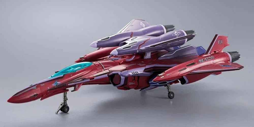 Macross Frontier DX Chogokin Action Figur VF-27 Gamma SP Super Lucifer Valkyrie Brera Sterne - Revival Ver. 25 cm Bandai Tamashii Nations