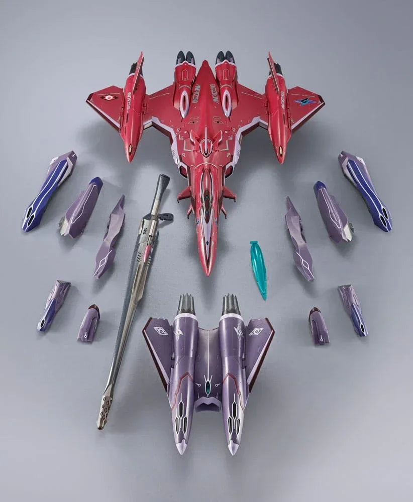 Macross Frontier DX Chogokin Action Figur VF-27 Gamma SP Super Lucifer Valkyrie Brera Sterne - Revival Ver. 25 cm Bandai Tamashii Nations