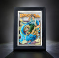 Dragon Ball Z Tamashii Art 3D Relief Picture Son Goku & Dragon 27 cm Bandai Tamashii Nations