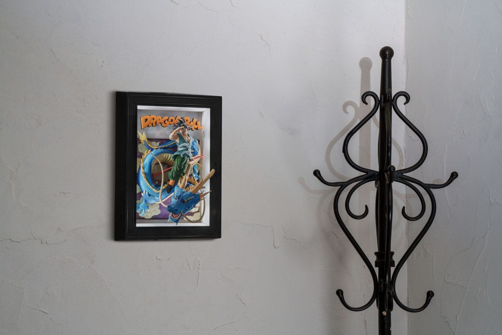 Dragon Ball Z Tamashii Art 3D Relief Picture Son Goku & Dragon 27 cm Bandai Tamashii Nations