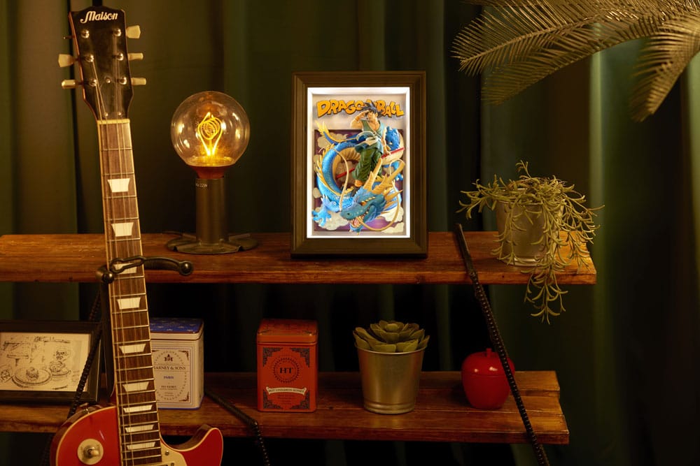 Dragon Ball Z Tamashii Art 3D Relief Picture Son Goku & Dragon 27 cm Bandai Tamashii Nations