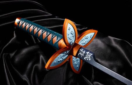 Demon Slayer: Kimetsu no Yaiba Proplica Replica 1/1 Nichirin Sword (Shinobo Kocho) 88 cm Bandai Tamashii Nations