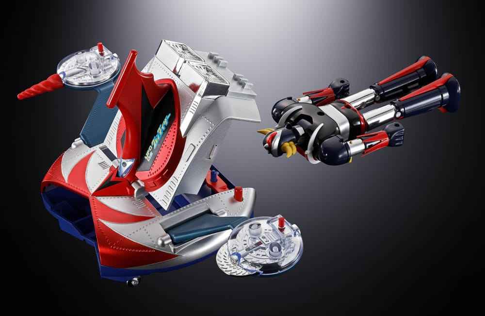 UFO Robo Grendizer Chogokin Actionfigur Deluxe Grendizer & UFO Spazer 14 cm