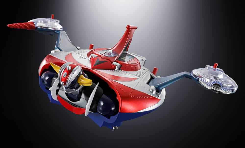 UFO Robo Grendizer Chogokin Actionfigur Deluxe Grendizer & UFO Spazer 14 cm
